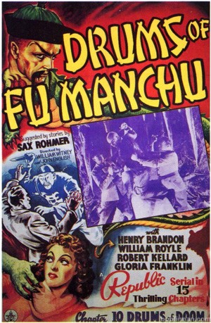 Movie Poster for The Drums Of Fu Manchu