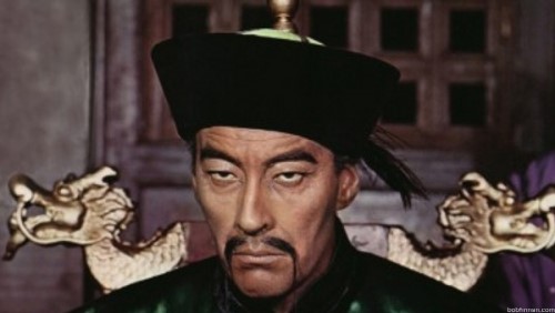 Christopher Lee as Fu Manchu